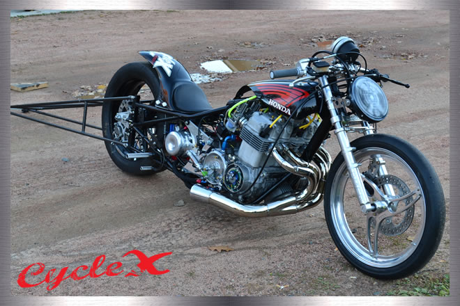 Honda cb750 drag bikes #1