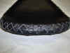 blackstitchedseam13inchleathersoloseat